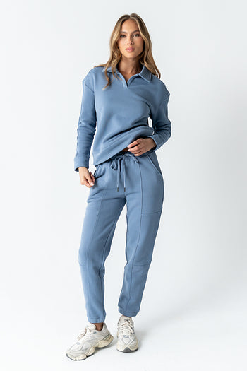 Patricia Barrel Sweatpants in Blue - FINAL SALE