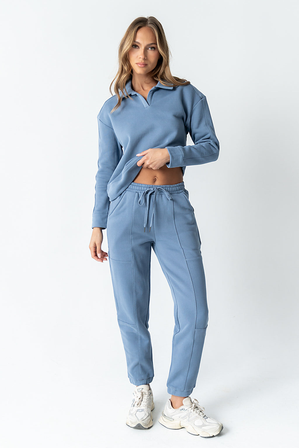 Patricia Barrel Sweatpants in Blue - FINAL SALE