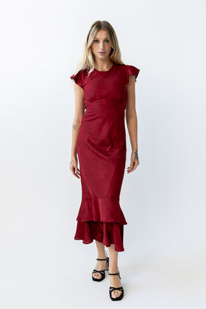 Kensie Ruffle Maxi Dress Kensie Ruffle Maxi Dress