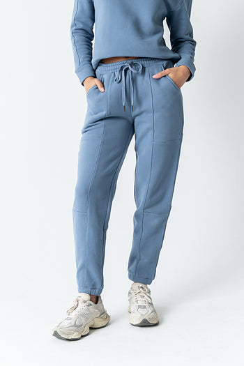 Patricia Barrel Sweatpants in Blue - FINAL SALE