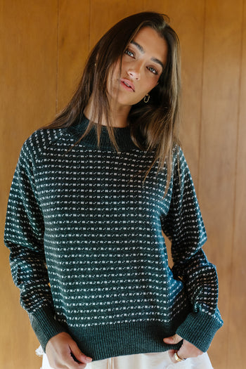 Ziggy Knit Sweater in Charcoal - FINAL SALE