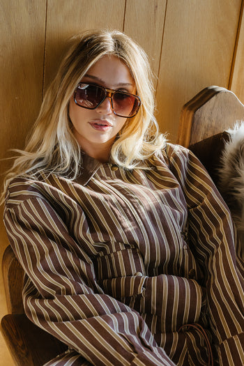 Carla Striped Utility Jacket - FINAL SALE