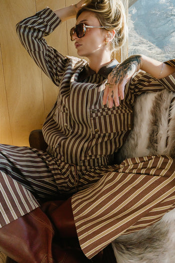 Carla Striped Utility Jacket - FINAL SALE