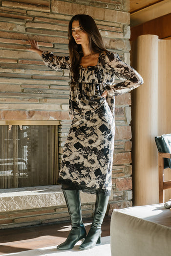 Kate Floral Midi Skirt - FINAL SALE