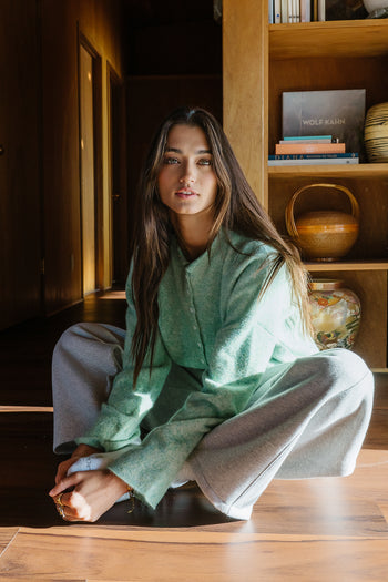 Maci Cardigan in Seafoam - FINAL SALE