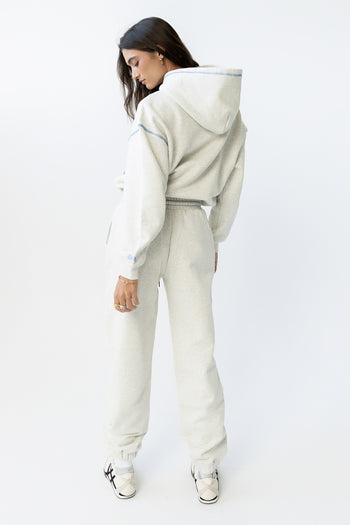 Mozie Contrast Joggers in Grey