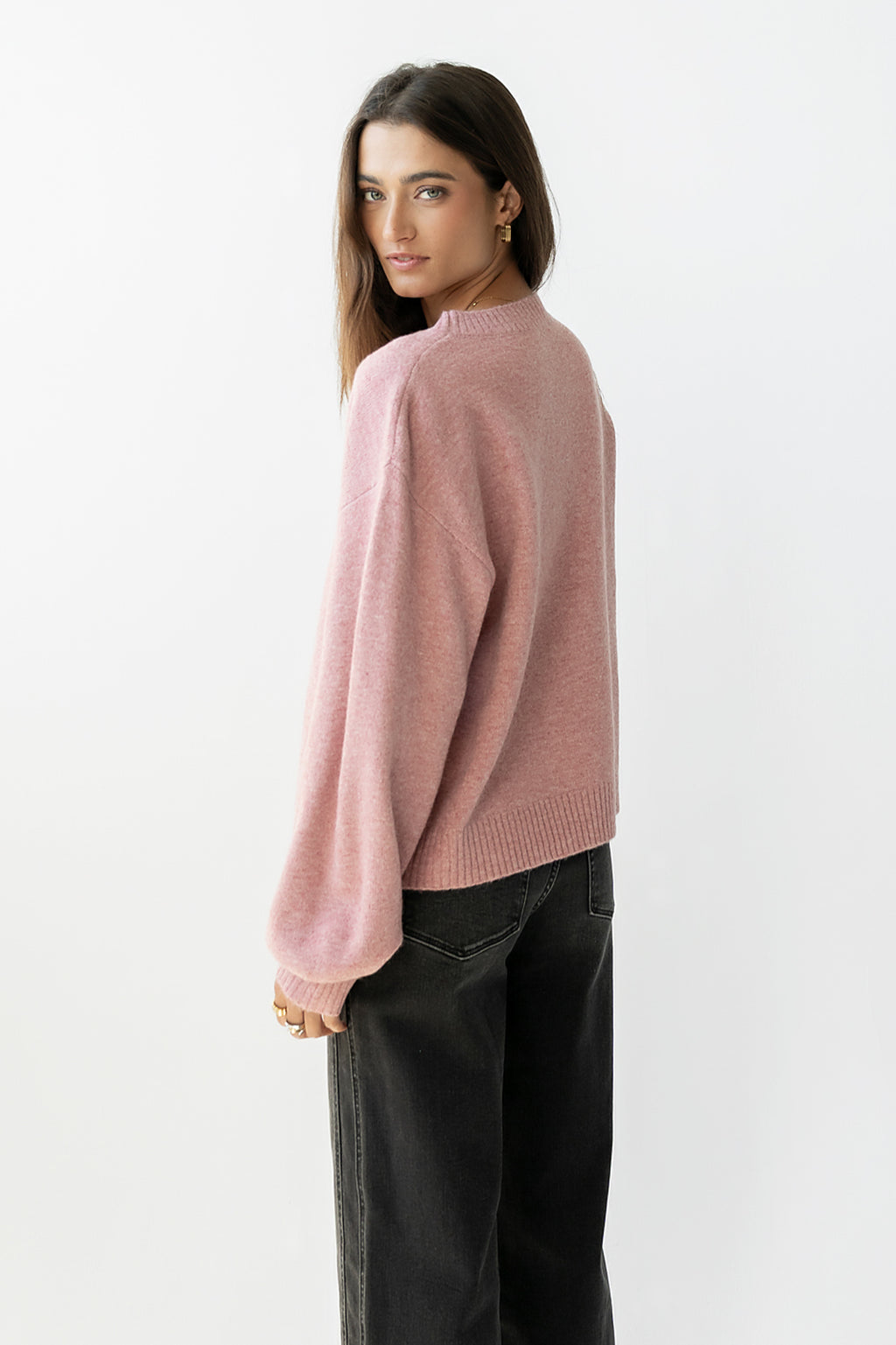 Josey Oversized Sweater in Pink - FINAL SALE