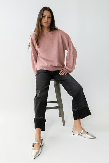 Josey Oversized Sweater in Pink - FINAL SALE