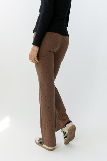 Chloe Polka Dot Pants in Brown - FINAL SALE