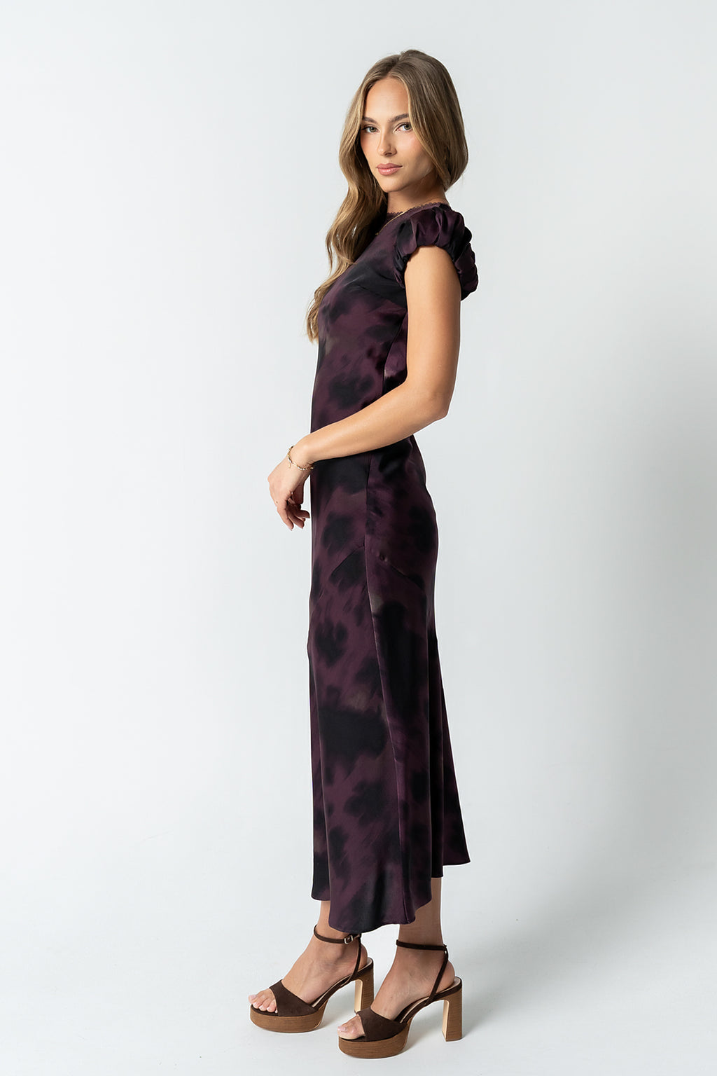 Ellianna Floral Maxi Dress in Purple