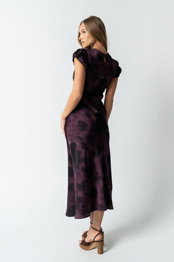 Ellianna Floral Maxi Dress in Purple