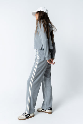 Kourtney Waffle Knit Pants in Grey - FINAL SALE