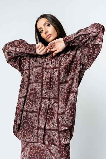 Diana Oversized Button Up