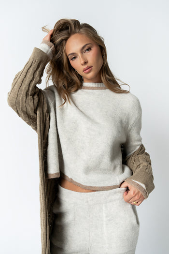 Livy Contrast Sweater - FINAL SALE