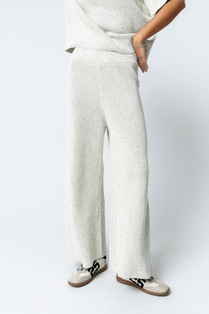 Jensen Speckled Wide Leg Pants - FINAL SALE