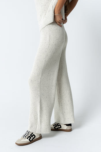 Jensen Speckled Wide Leg Pants