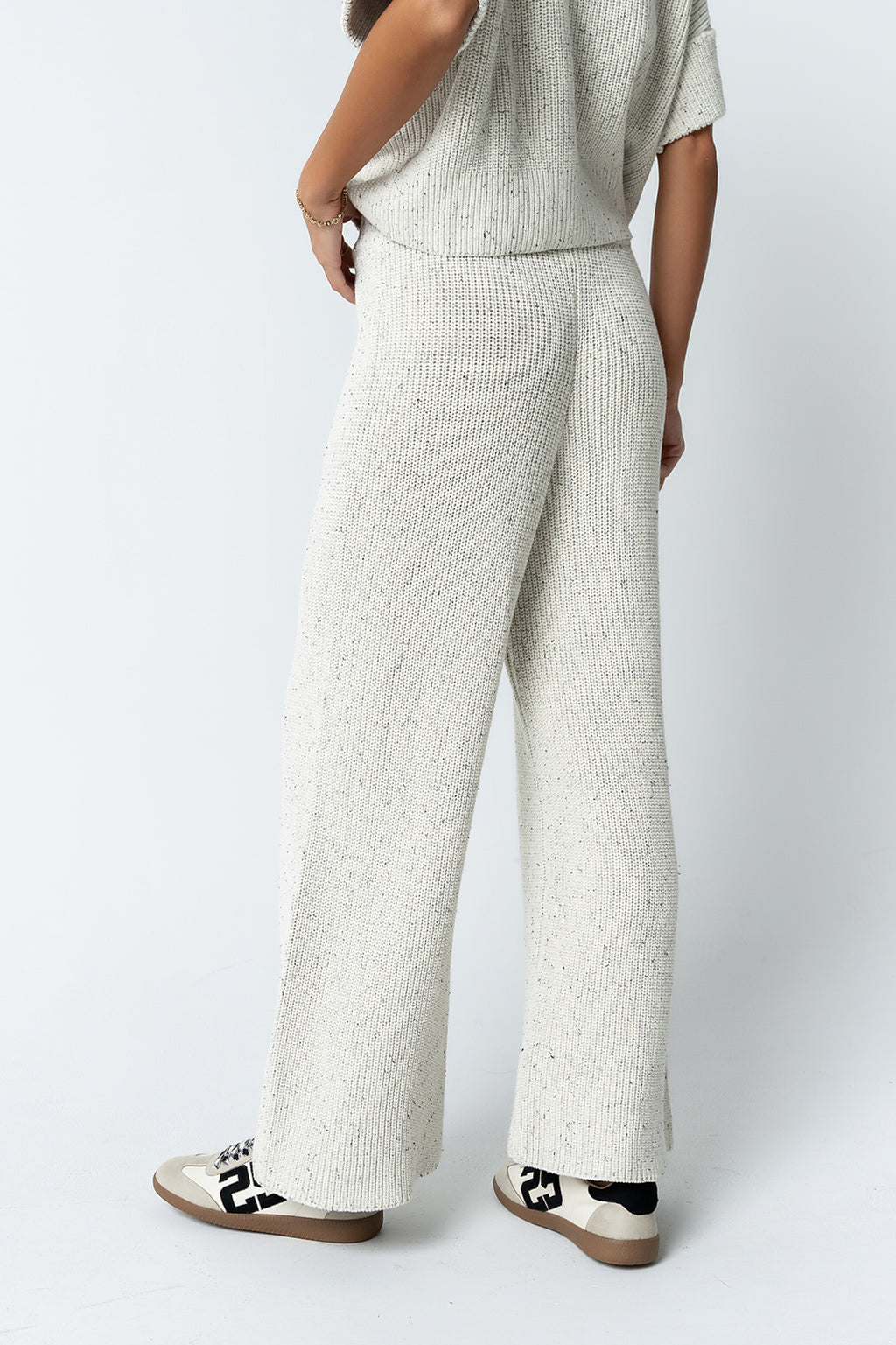 Jensen Speckled Wide Leg Pants