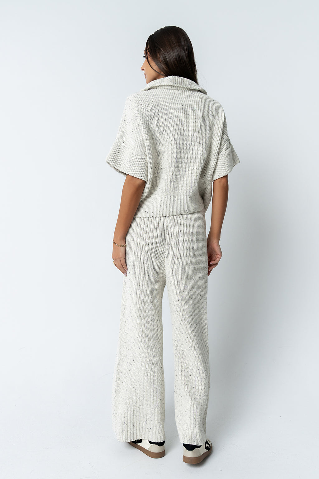 Jensen Speckled Wide Leg Pants