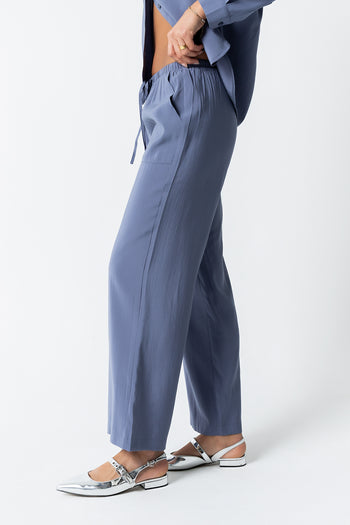 Tacie Wide Leg Pants in Blue - FINAL SALE