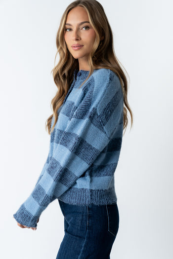 Russel Oversized Sweater in Blue - FINAL SALE