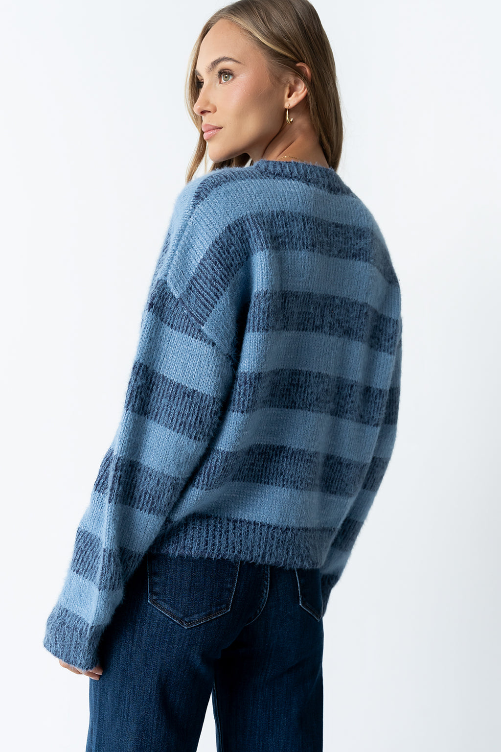 Russel Oversized Sweater in Blue - FINAL SALE