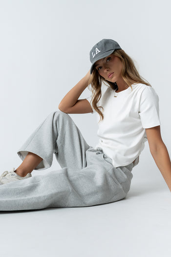Stan Ruched Top in White - FINAL SALE