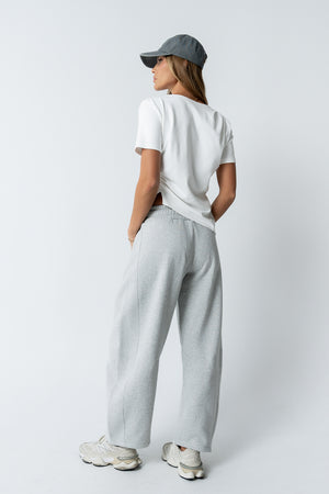 Stan Ruched Top in White - FINAL SALE