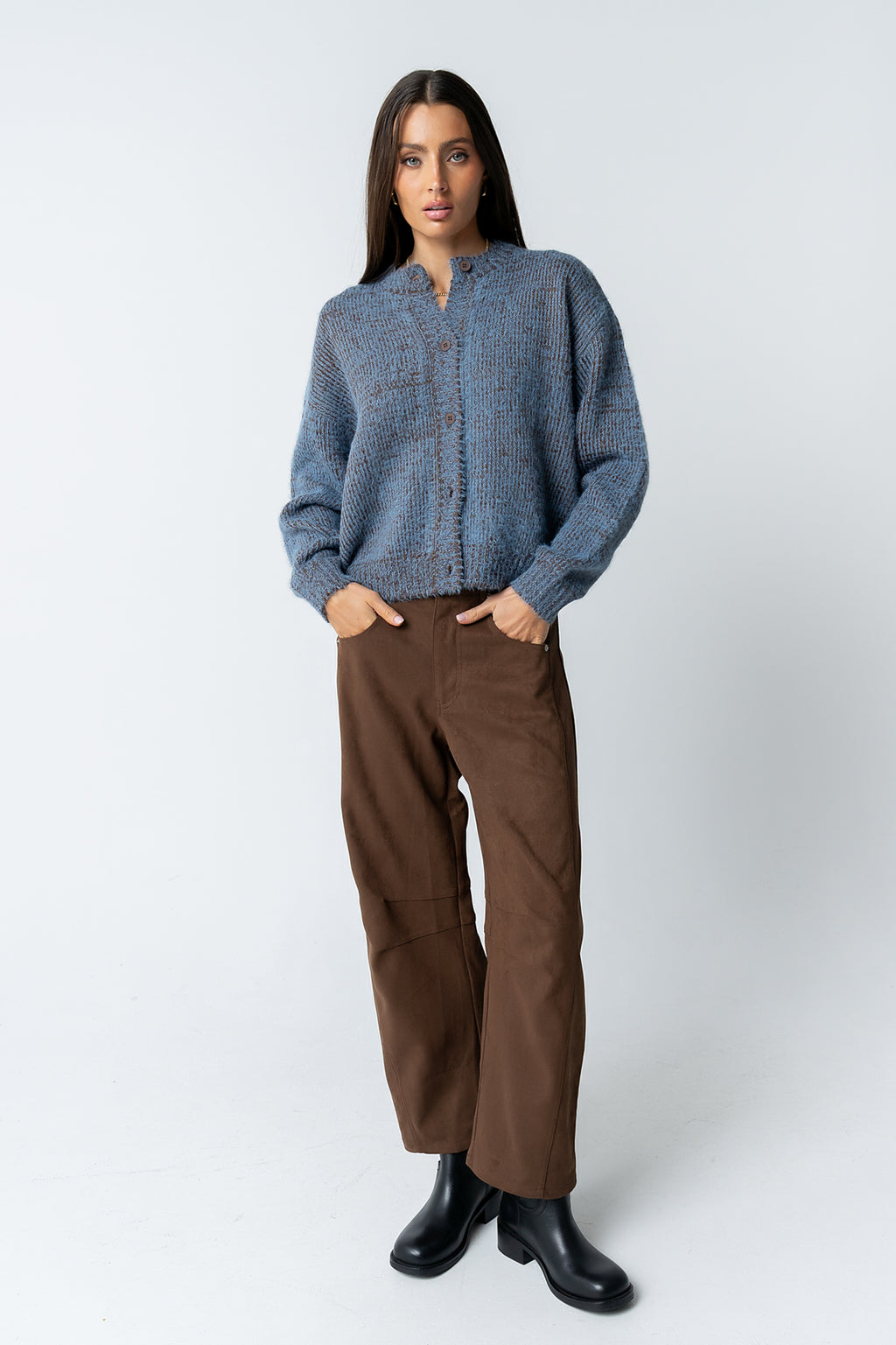 Russel Oversized Sweater in Brown - FINAL SALE