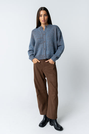 Russel Oversized Sweater in Brown - FINAL SALE