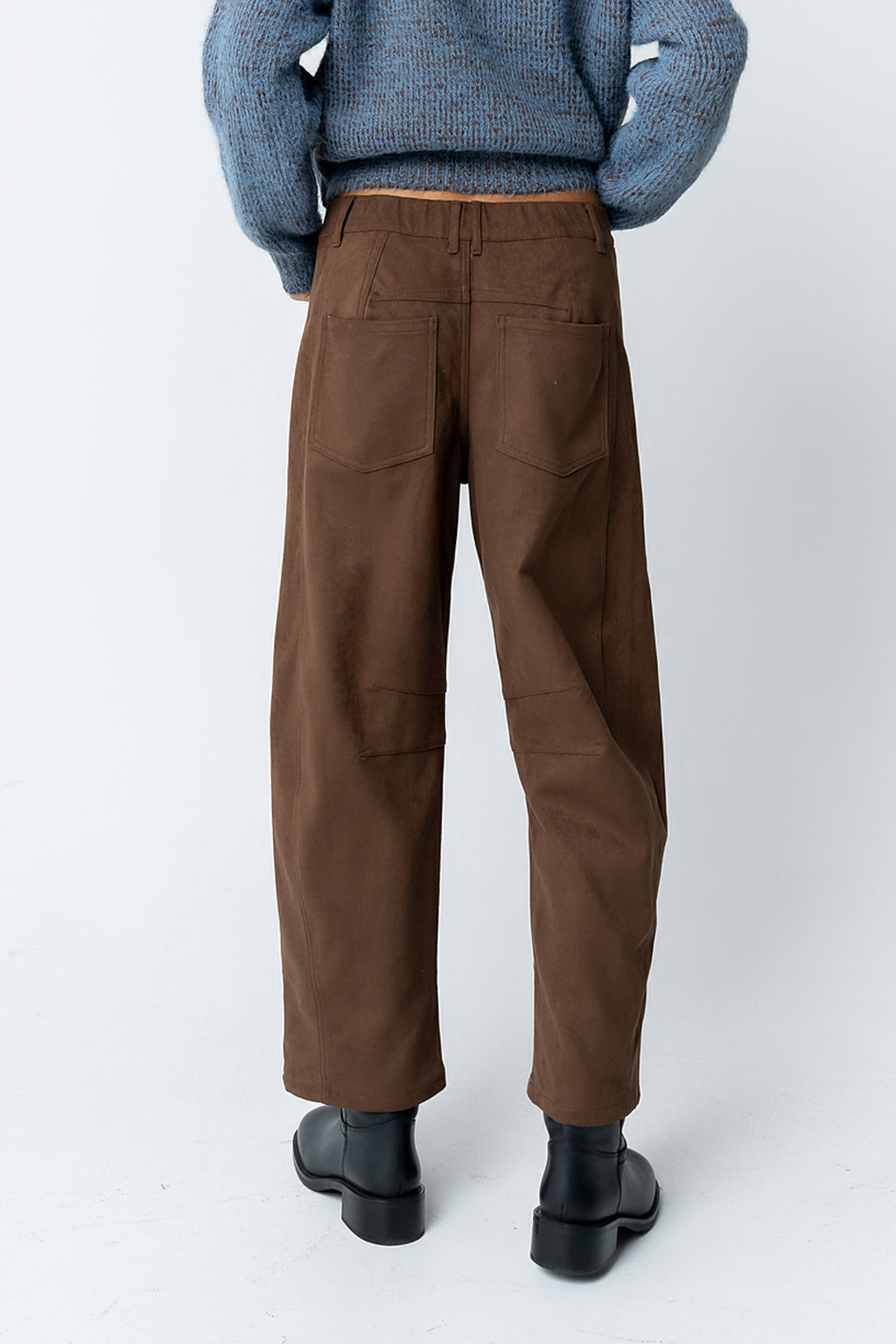 Warren Suede Barrel Pants - FINAL SALE