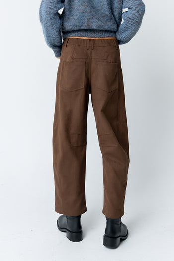 Warren Suede Barrel Pants - FINAL SALE