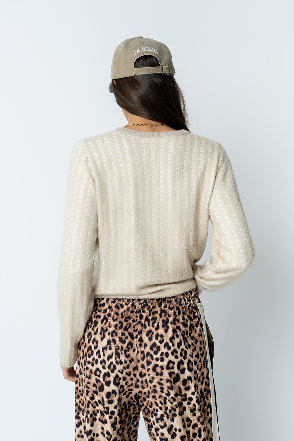 Leo Layered Sweater in Beige - FINAL SALE
