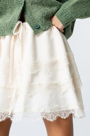 Marsha Lace Mini Skirt - FINAL SALE