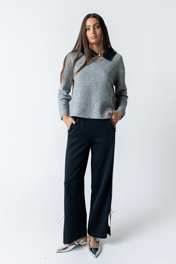 Britt Contrast Sweater - FINAL SALE