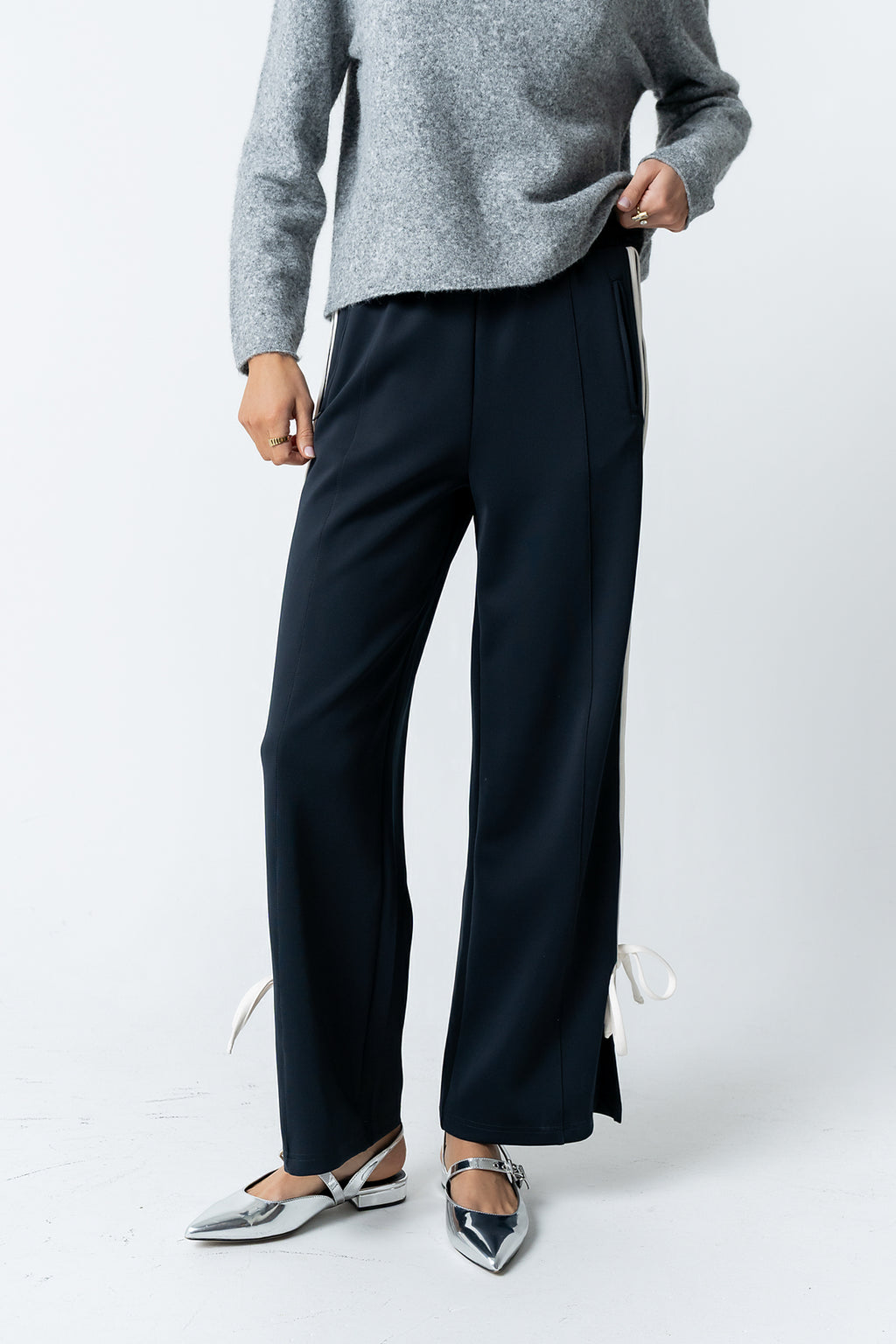 Astrid Track Pants in Navy