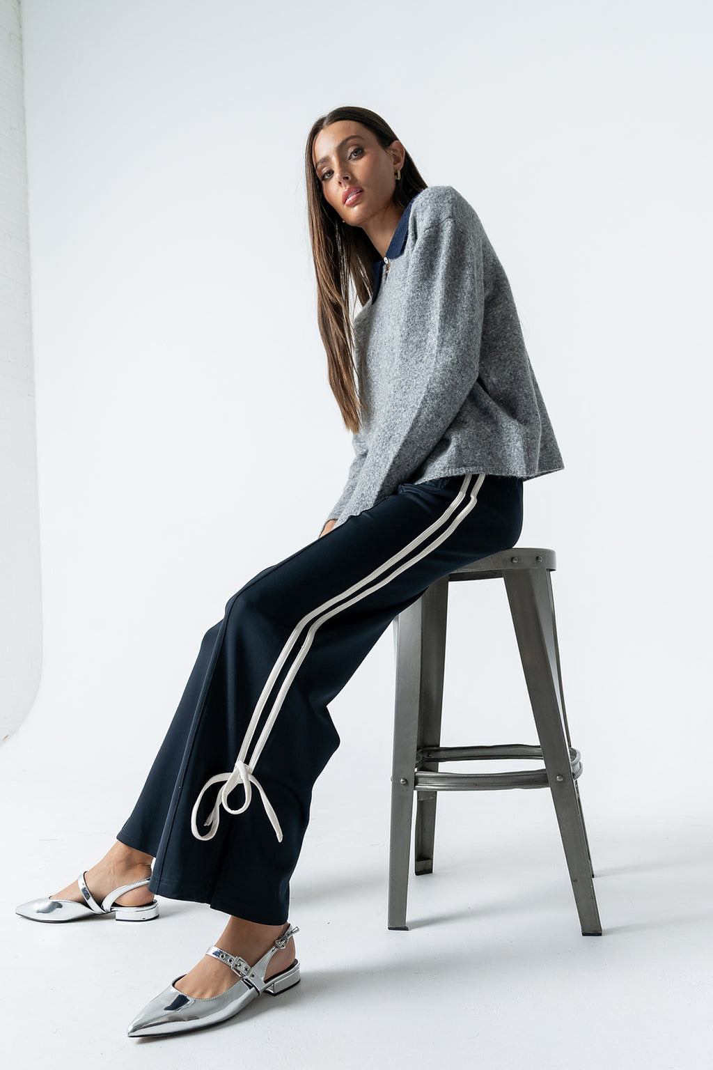 Britt Contrast Sweater - FINAL SALE