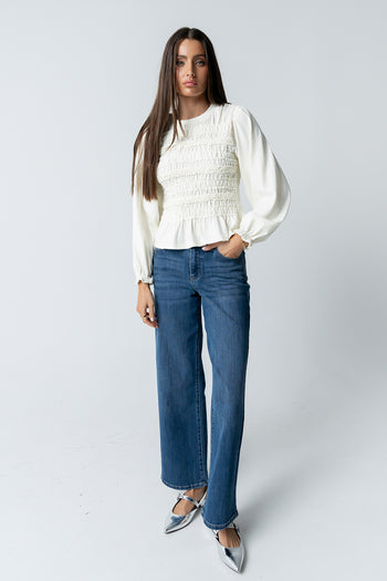 Jodie Shirred Top - FINAL SALE