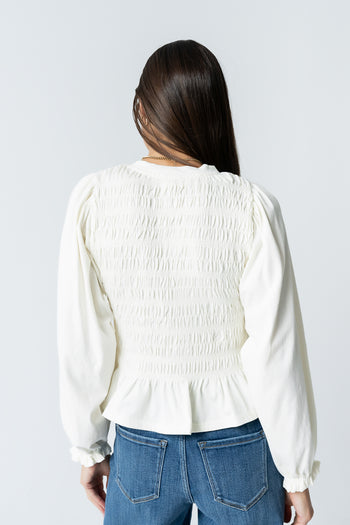 Jodie Shirred Top - FINAL SALE
