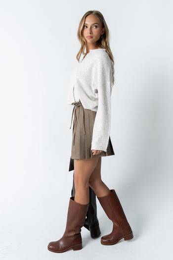 Maci Cardigan in Natural