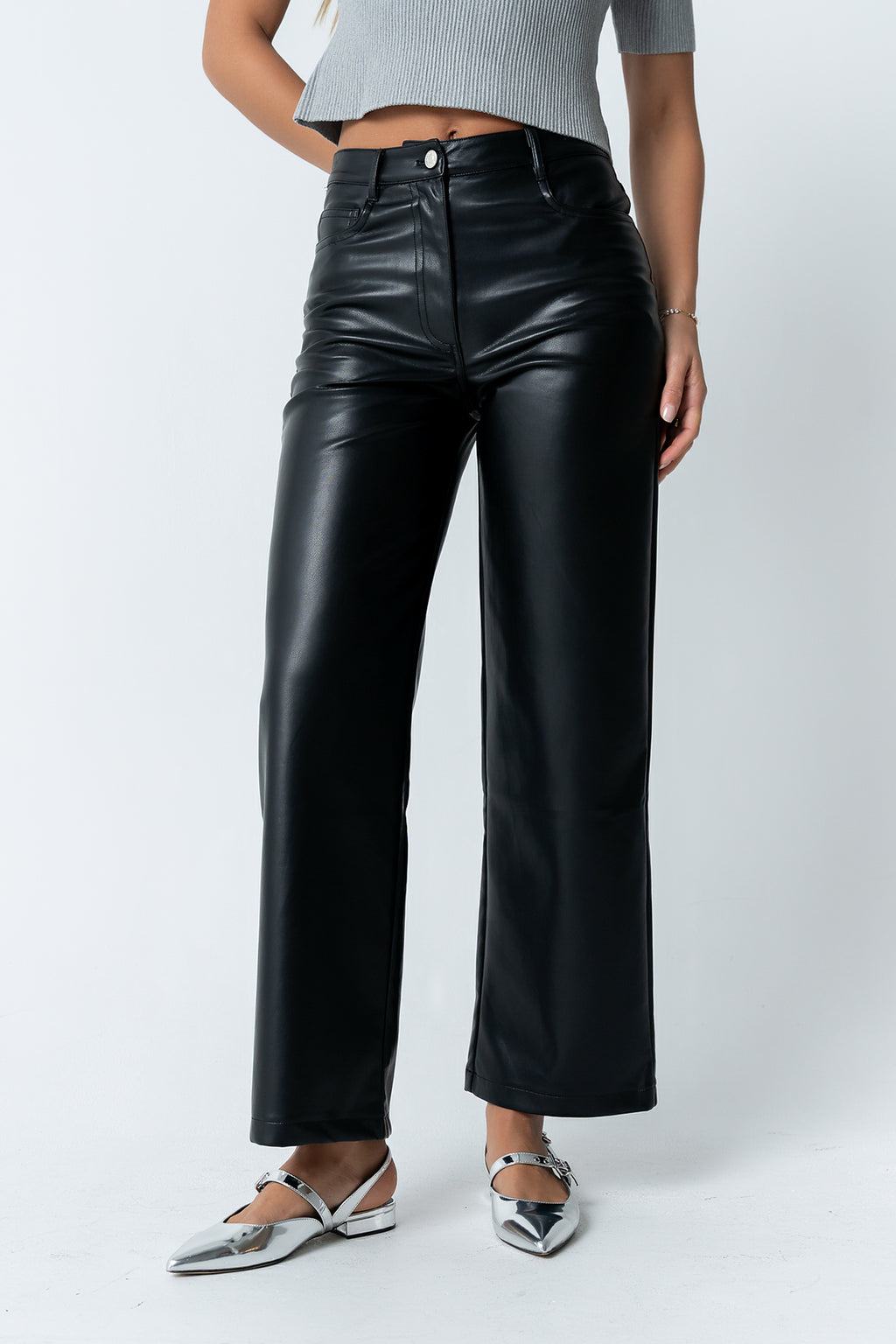 Dayna Vegan Leather Pants