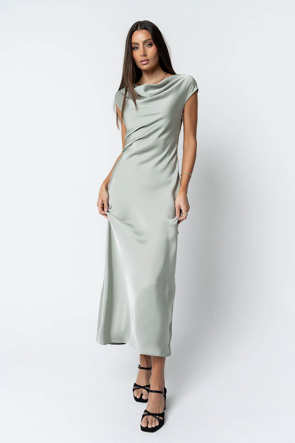 Korri Satin Maxi Dress