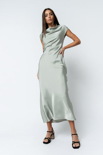 Korri Satin Maxi Dress