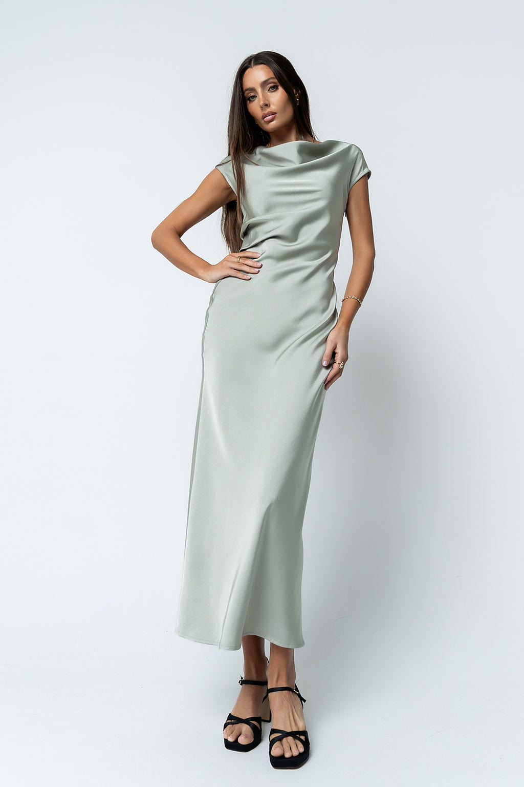 Korri Satin Maxi Dress