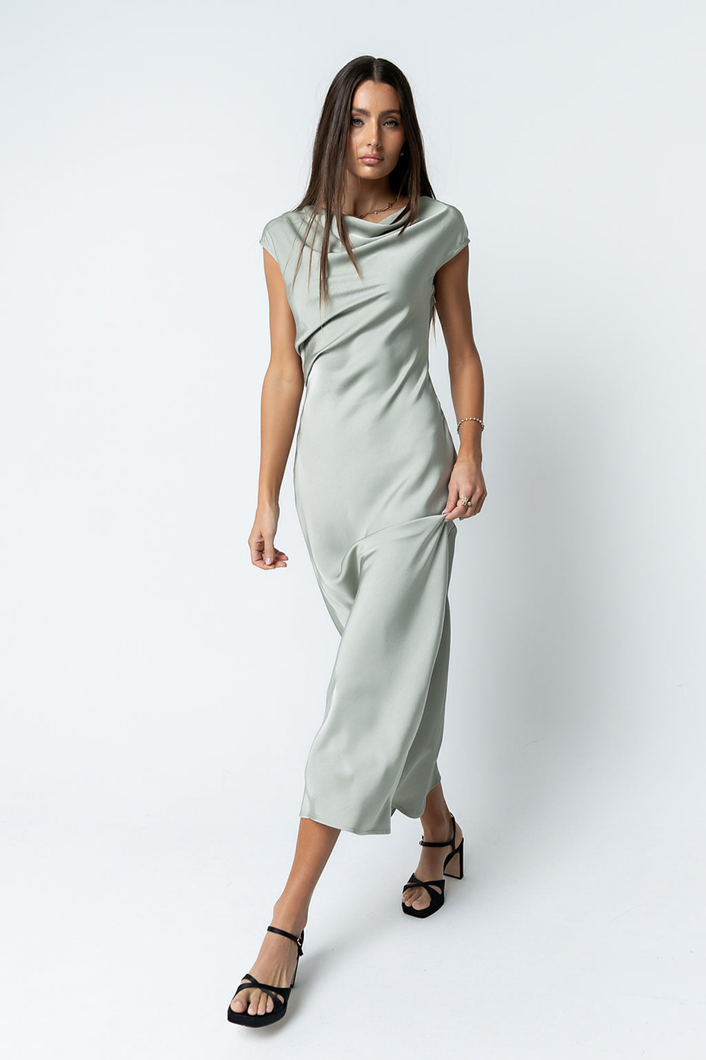 Korri Satin Maxi Dress