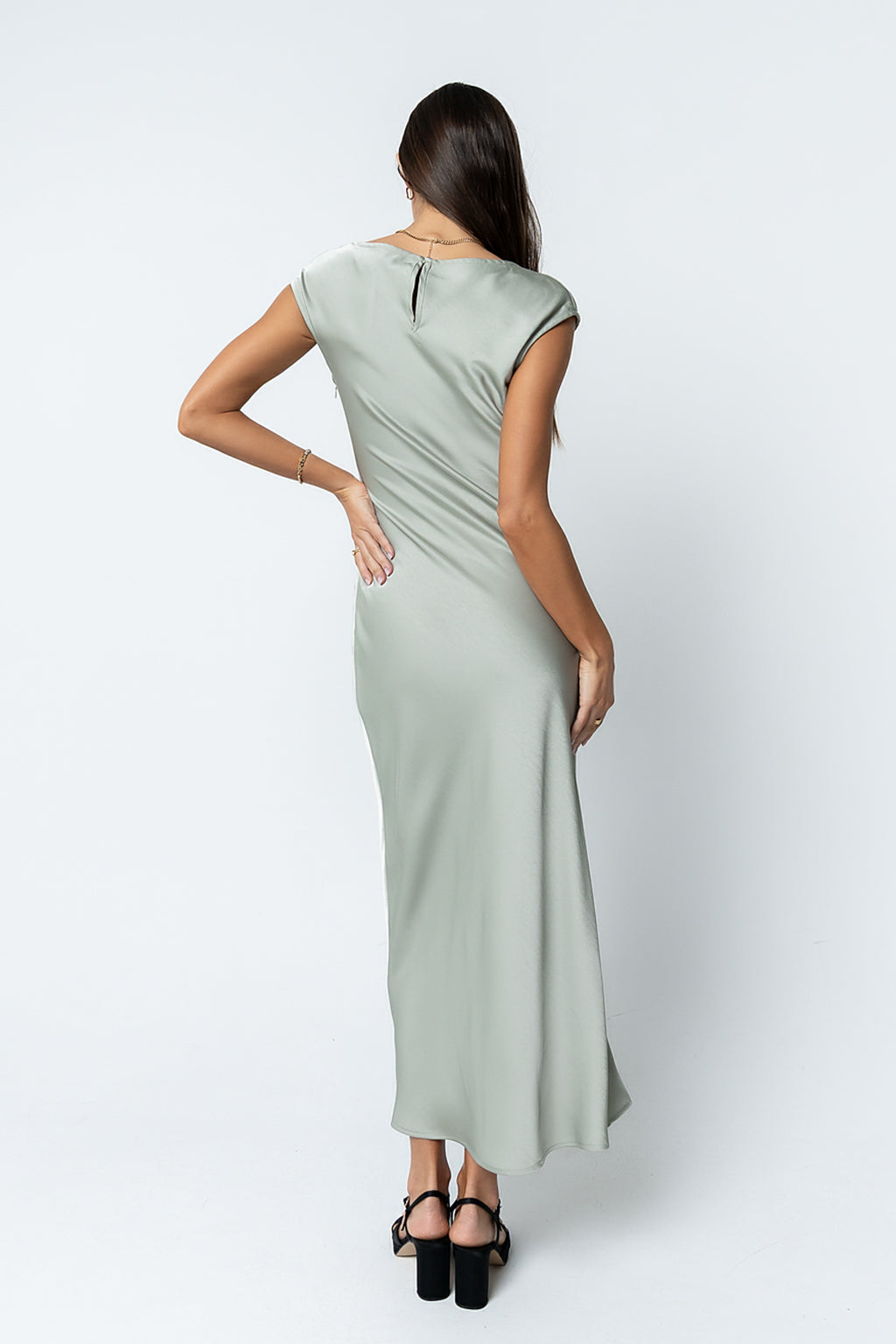 Korri Satin Maxi Dress Korri Satin Maxi Dress