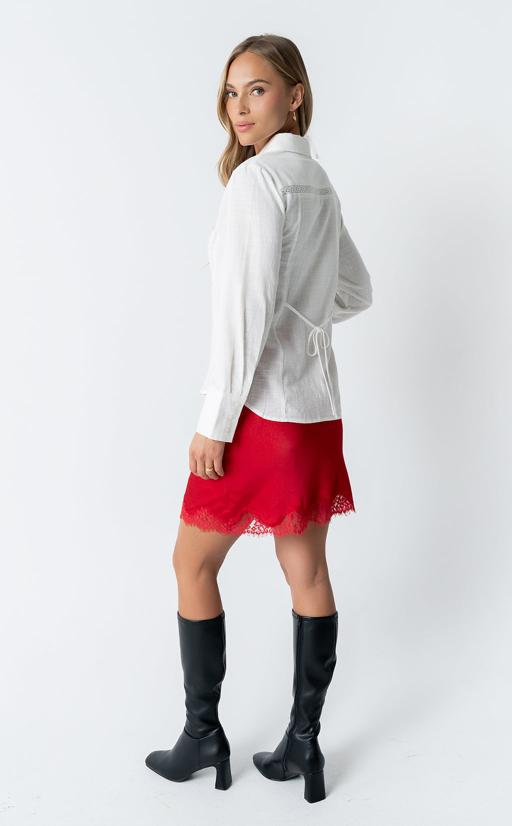 Carlie Sheer Button Up - FINAL SALE
