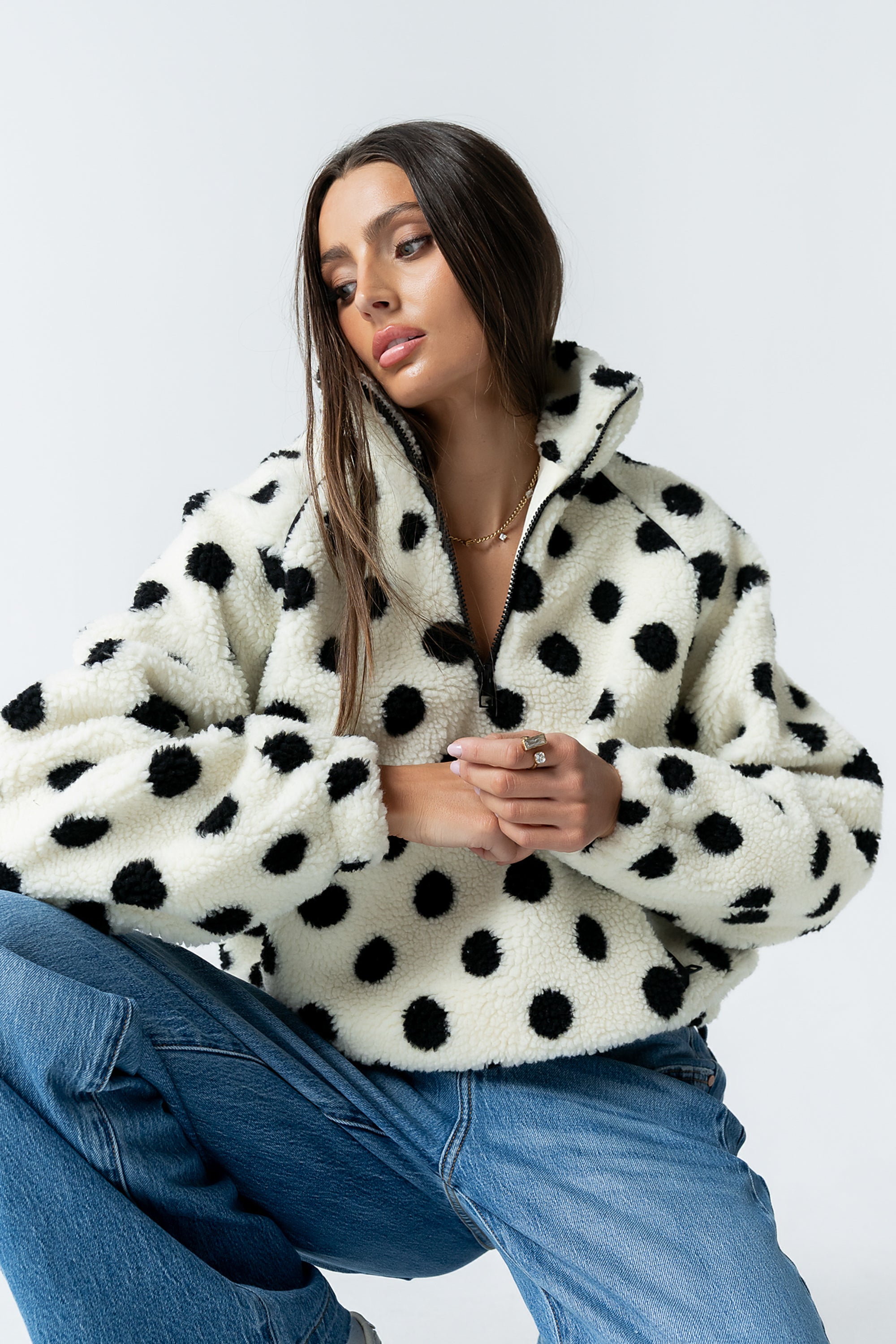 Brooke Sherpa Half Zip - FINAL SALE