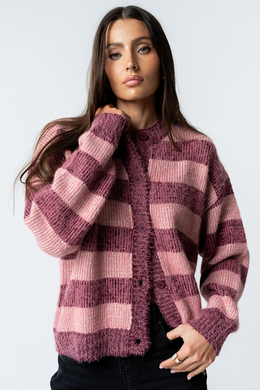 Russel Oversized Sweater in Pink - FINAL SALE