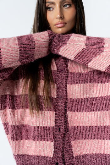 Russel Oversized Sweater in Pink - FINAL SALE