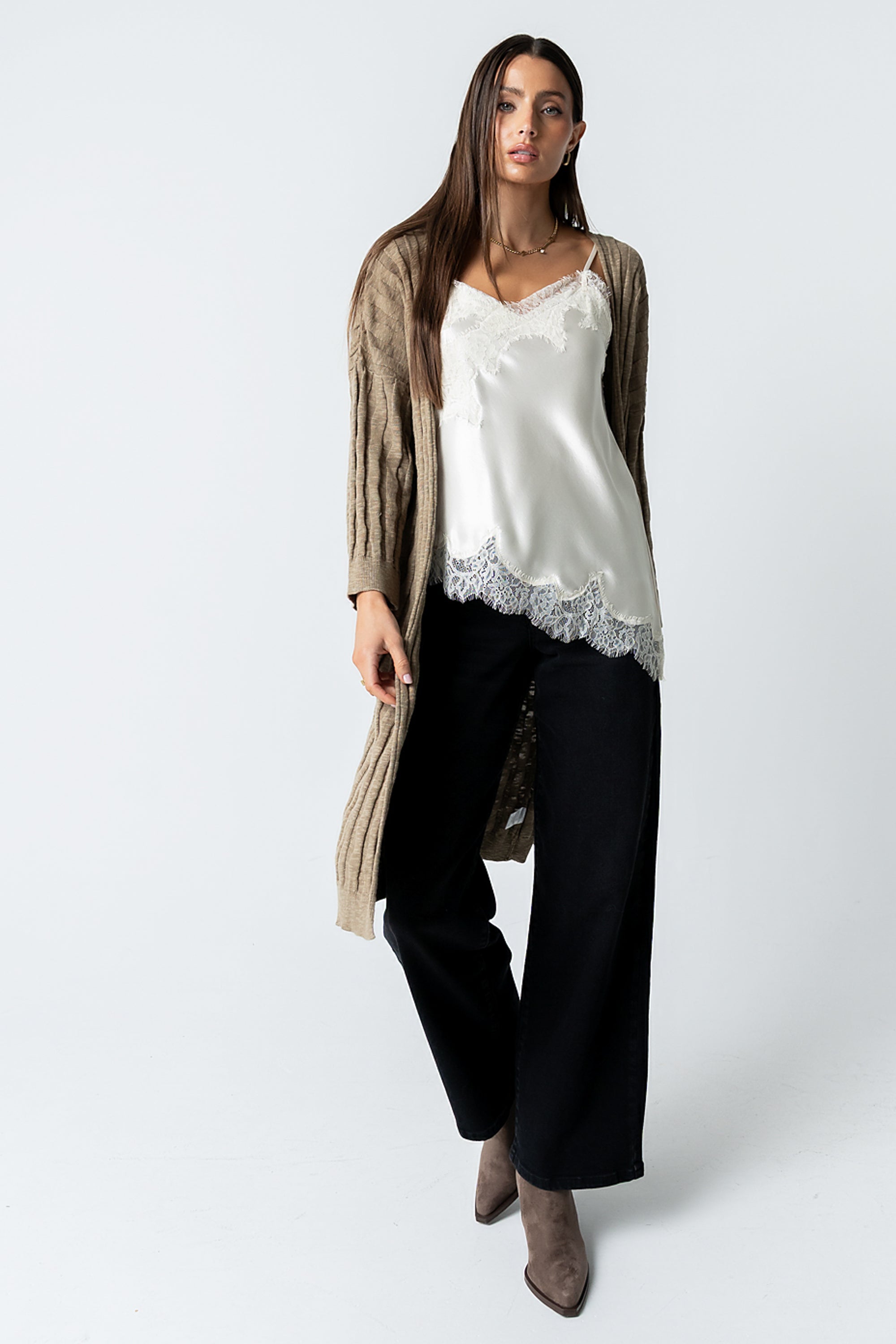 Marlie Asymmetrical Top in Cream - FINAL SALE